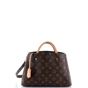 Louis Vuitton Montaigne Handbag Canvas #241189L23B